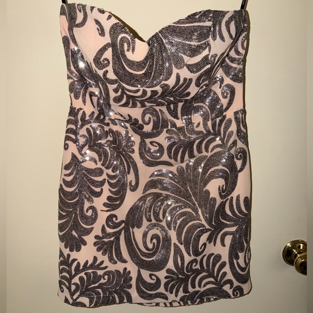Forever 21 Blush Pink Satin Short Dress